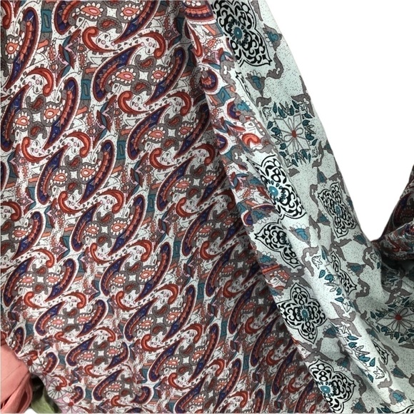 Umgee Floral Boho Festival Ready Mini Dress Size Small - Picture 6 of 7